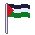 pixel art palestine flag